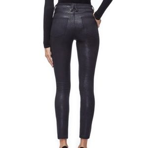 Good American Good Legs snakeskin leggings